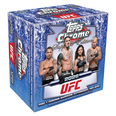 UFC MMA Topps 2026 Topps Chrome UFC Sapphire Box