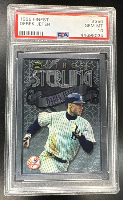 Baseball Topps 1996 Finest Derek Jeter #S350 PSA 10