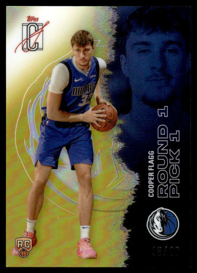 Basketball Topps 2026 Topps Signature Class #101 Cooper Flagg Rookie Rc Gold Refractor /10