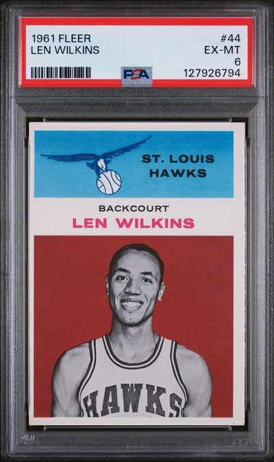 Pokémon Panini 1961 Fleer Lenny Wilkins #44 PSA 6