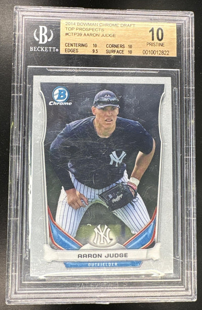 Pokémon Panini 2014 Bowman Chrome #Ctp-39 Aaron Judge Top Prospects BGS 10
