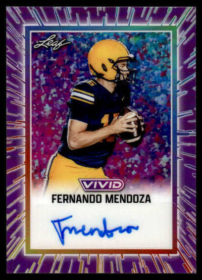 Sports 2025 Leaf Vivid Fernando Mendoza Rookie Rc Auto /7