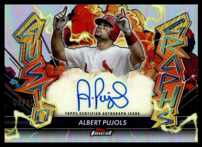 Baseball Topps 2026 Topps Finest Albert Pujols Gustographs Auto /25