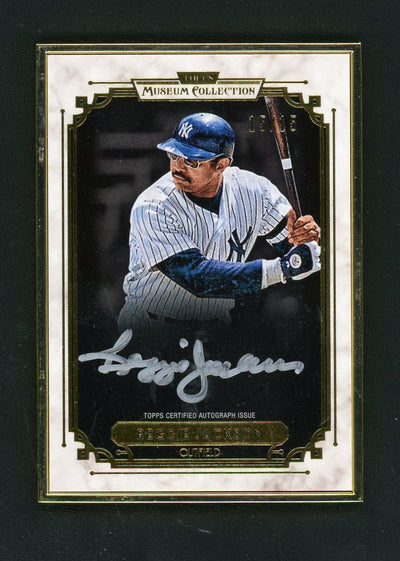 Baseball Topps 2014 Museum Reggie Jackson Gold Framed Auto /15