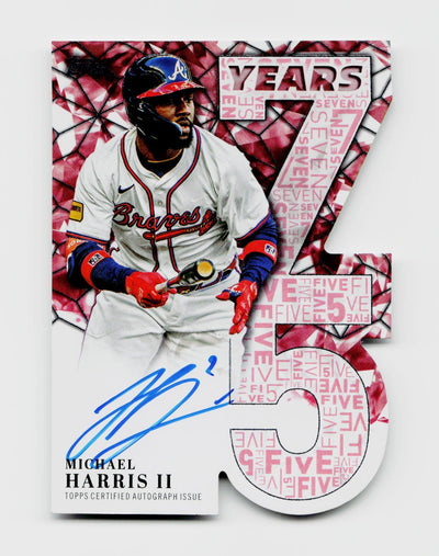 Baseball Topps 2026 Topps Michael Harris Ii 75 Years Auto Red Die-Cut SSP /5
