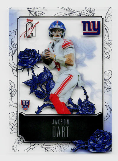 Football Topps 2025 Signature Class #Roses-17 Jaxson Dart Rc Roses Acetate SSP