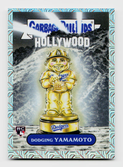 Baseball Topps 2024 Topps Gpk #Bgp-21 Dodging Yoshinobu Yamamoto Mega Box Mojo SSP Rookie Rc