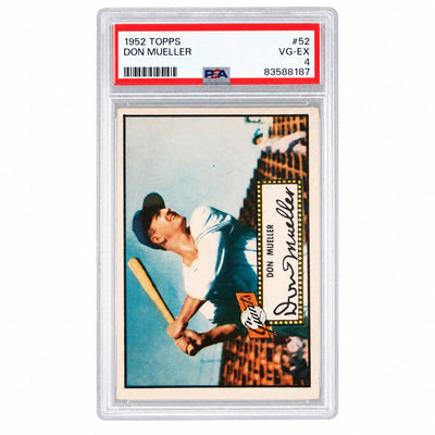 Pokémon Panini 1952 Topps Don Mueller #52 PSA 4