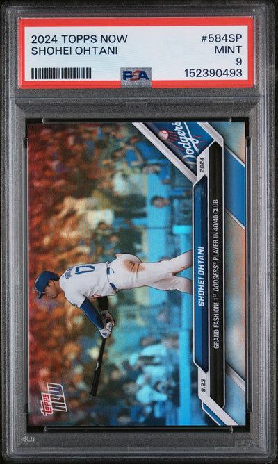 Baseball Topps 2024 Topps Now SP Shohei Ohtani #584sp PSA 9