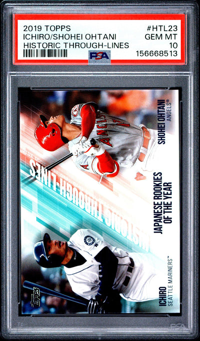 Baseball Topps 2019 Topps Historic Through Lines Shohei Ohtani #Htl23 PSA 10