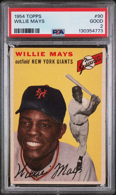 Baseball Topps 1954 Topps Willie Mays #90 PSA 2