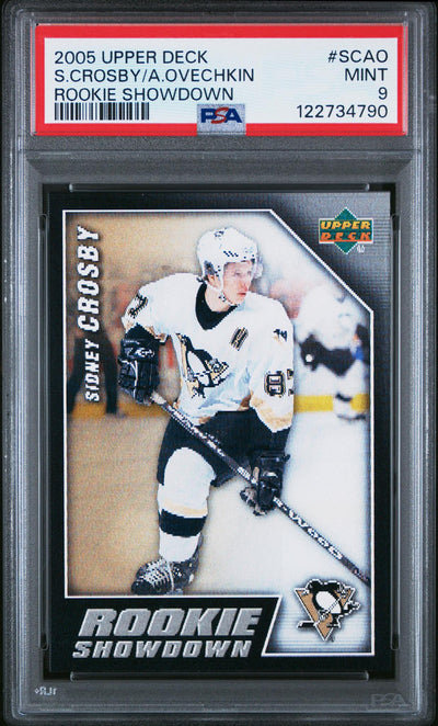 Hockey Upper Deck 2006 Upper Deck Rookie Showdown Alexander Ovechkin/Sidney Crosby #Rsscao PSA 9