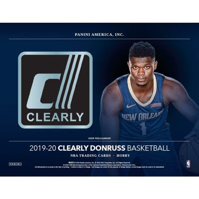 Basketball Panini 2019-20 Panini Clearly Donruss Basketball Hobby 12 Box Case