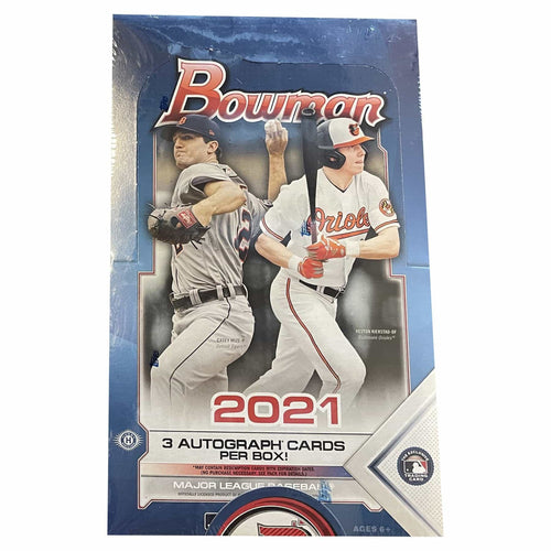 2021 Bowman Baseball Jumbo Hta Hobby 8 Box Case