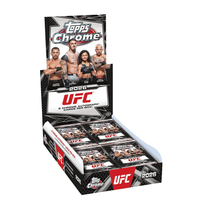 Pokémon Panini 2026 Topps UFC Chrome Hobby Box