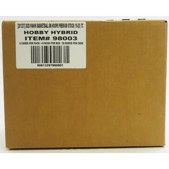 Basketball Panini 2019-20 Panini NBA Hoops Premium Stock Basketball Hobby Hybrid 20 Box Case