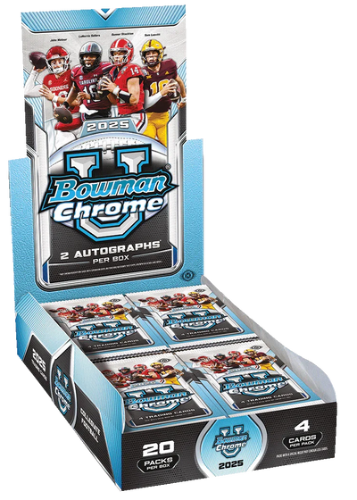 2025 Bowman Chrome University Football Hobby Box