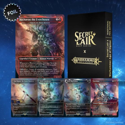 Magic The Gathering Secret Lair X Warhammer Age Of Sigmar - Traditional Foil Edition