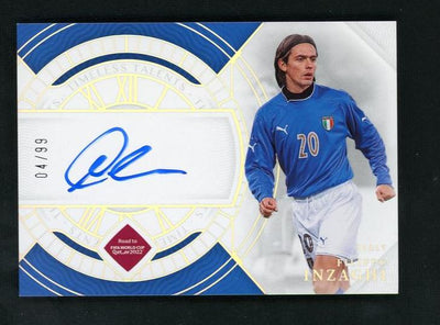 Pokémon Panini 2022 Panini Ts-Fi Filippo Inzaghi Timeless Talents /99 Italy Auto