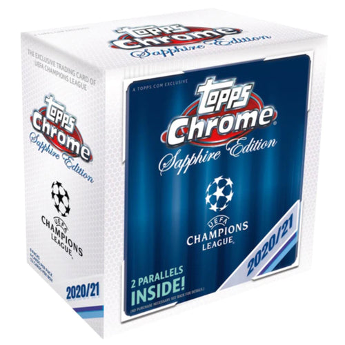2020/21 Topps Chrome Uefa Champions League Sapphire Soccer Box