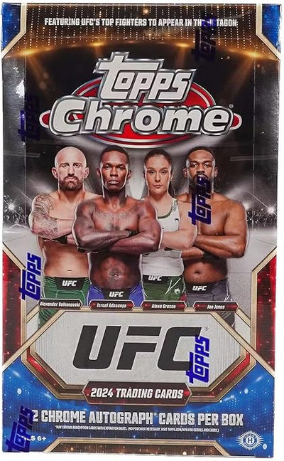 UFC MMA Topps 2024 Topps Chrome UFC Hobby Box