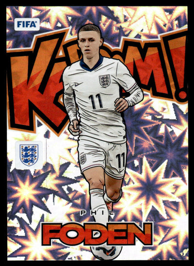 Soccer Panini 2024 Panini Donruss 15 Phil Foden Kaboom! England