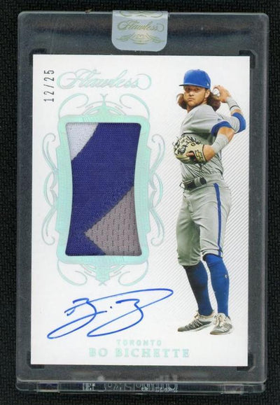 Pokémon Panini 2020 Panini Flawless Bo Bichette /25 Toronto Auto