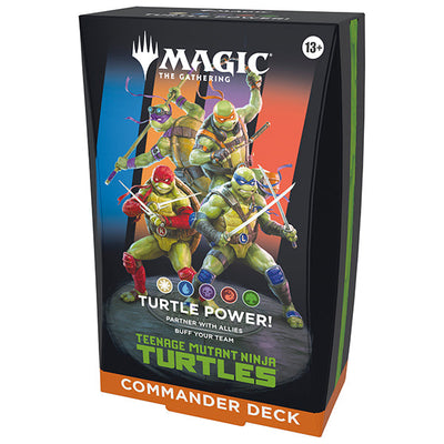Magic The Gathering MTG: Universes Beyond- Teenage Mutant Ninja Turtles Commander Deck Turtle Power Tmc