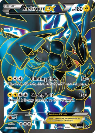 Pokémon Zekrom EX (Full Art) (97/99) - Next Destinies Holofoil