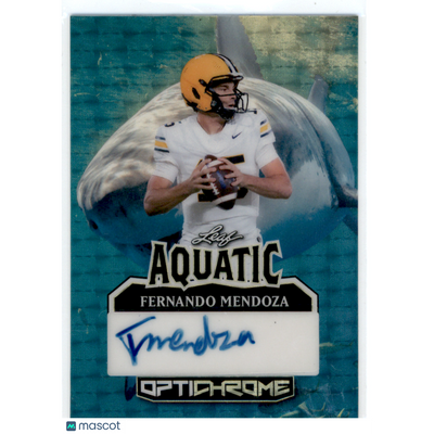 Football 2025 Leaf Aquatic Optichrome Fernando Mendoza #A-Fm1 1/1