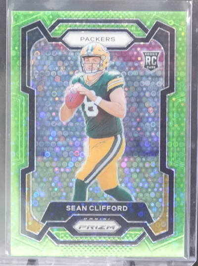 Sports Panini 2023 Panini Prizm Football - Sean Clifford 338 - No Huddle Green /5