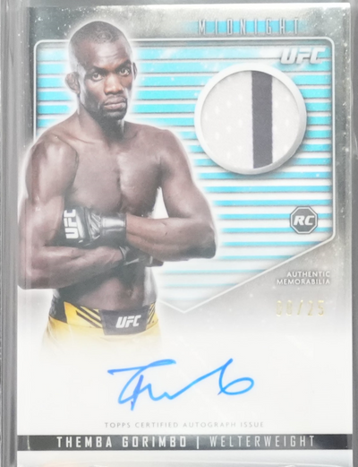 UFC MMA Topps 2024 Topps Midnight UFC - Themba Gorimbo - Moonrise RPA /25