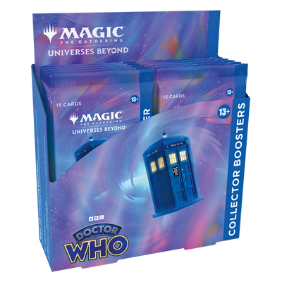 Magic The Gathering Magic The Gathering: Universes Beyond: Doctor Who Collector Booster Display