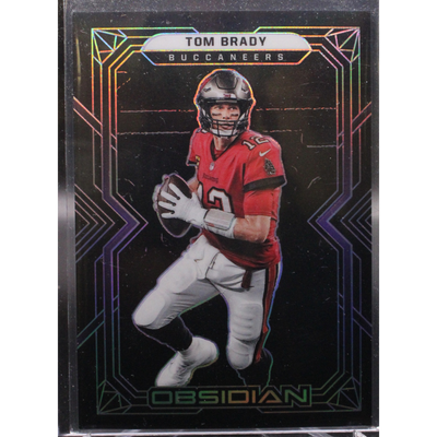 Sports Panini 2022 Panini Obsidian - Tom Brady 90 - Etch Purple /100