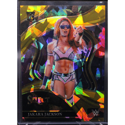 WWE Wrestling Panini 2024 Panini Select WWE - Jakara Jackson 236 - Gold Ice /10