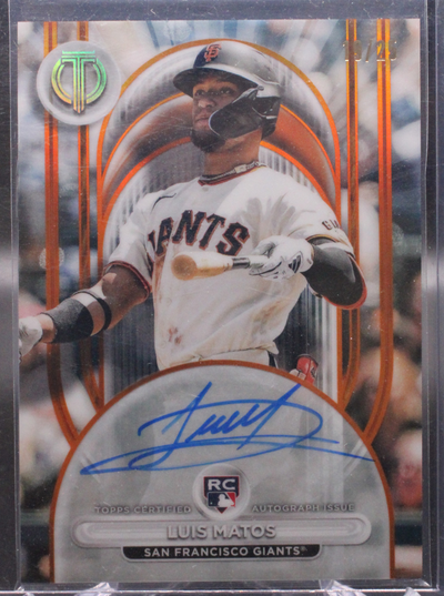 Baseball Topps 2024 Topps Tribute - Luis Matos Lia-Mat - Orange Auto /25