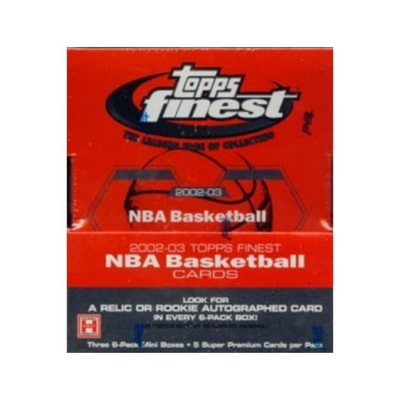 Basketball Topps 2002-03 Topps Finest NBA Hobby Box