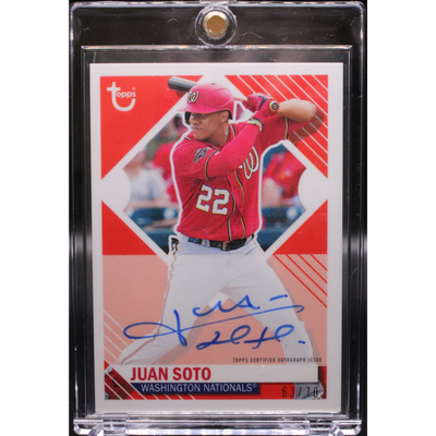 Baseball Topps 2021 Topps Brooklyn Collection Baseball - Juan Soto Bka-Jso - Auto /70