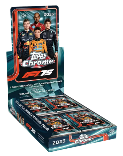 Racing Topps 2025 Topps Chrome Formula 1 Hobby Box
