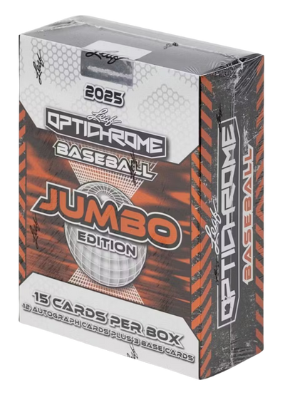 WWE Wrestling 2025 Leaf Optichrome Baseball Hobby Jumbo Box