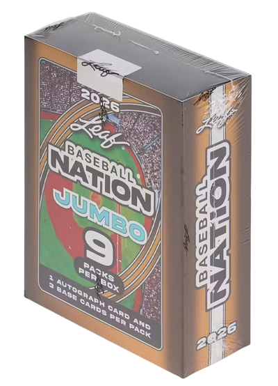 Baseball 2026 Leaf Baseball Nation Hobby Jumbo Box