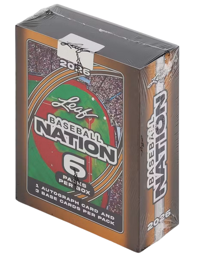 Baseball 2026 Leaf Baseball Nation Hobby Box