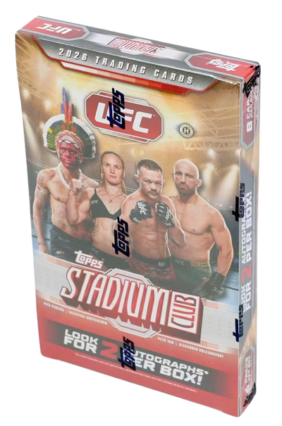 UFC MMA Topps 2026 Topps Stadium Club UFC Hobby Box