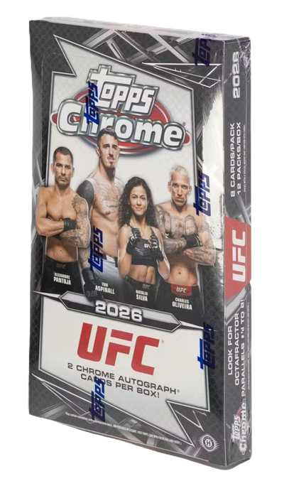 UFC MMA Topps 2026 Topps Chrome UFC Hobby Box