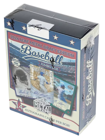 Baseball 2026 Leaf Metal Draft Baseball Mega Jumbo Box