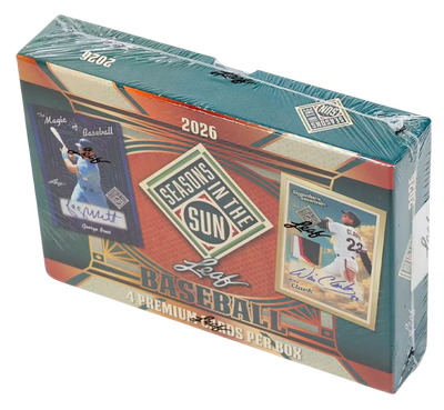 Baseball 2026 Leaf Seasons In The Sun Baseball Hobby Box