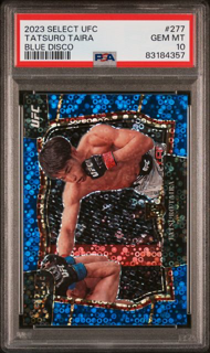 UFC MMA Panini 2023 Panini Select UFC - Tatsuro Taira 277 - Blue Undercard /49 - PSA 10