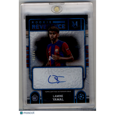 Soccer Topps 2024 Topps Museum Collection Uefa Champions League Rookie Reverence Lamine Yamal #Rra-Ly