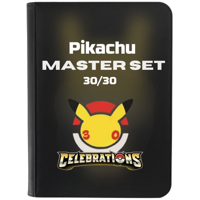 Pokémon Master Set Pikachu 30th Celebrations