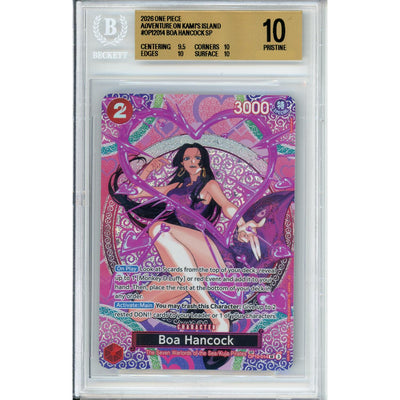 One Piece TCG One Piece Graded: Boa Hancock Op12-014 Special Alternate Art Beckett 10